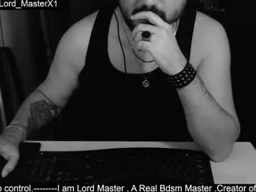 lord_masterx from Chaturbate is Freechat