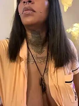 Cling to live show with CherriRed from StripChat 