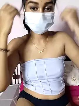 Cute-Janvi-5 from StripChat is Group