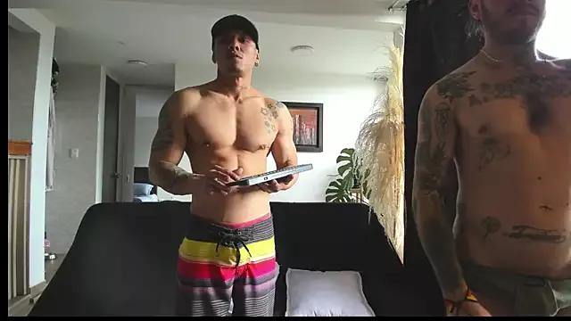 MARCELOANDLUCIAN from StripChat is Freechat