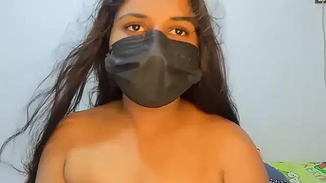 Cling to live show with Nithumini from StripChat 