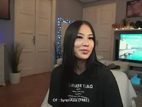 SyrenAsia from StripChat is Freechat
